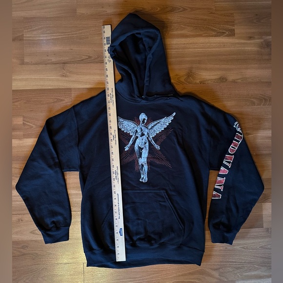 NIRVANA Black In Utero Graphic Hoodie - Picture 3 of 7